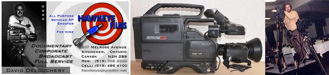 The early days of Hawkeye Films - Betacam SP video production