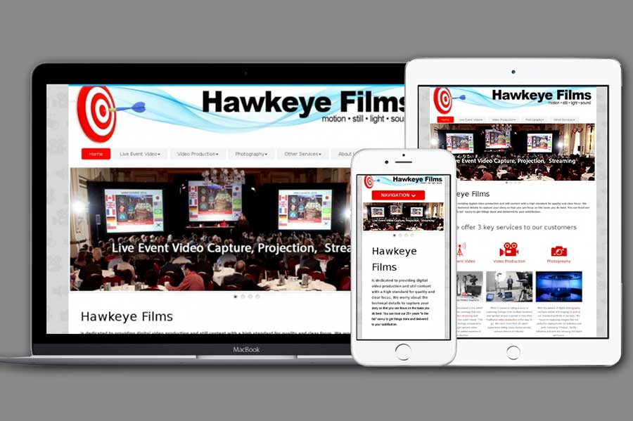 Website Design by Hawkeye Films