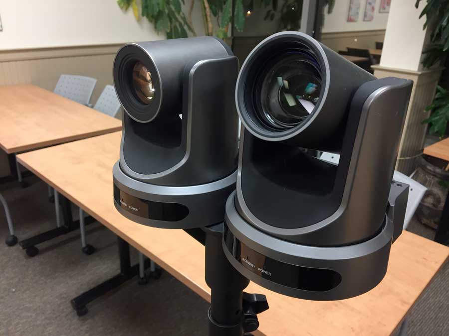 PTZ Video Cameras, meetings, lectures, Live Events